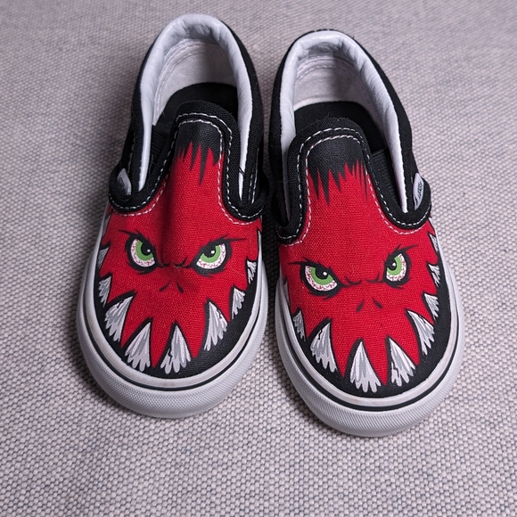 Vans Other - Vans Monster print size toddler 5.5